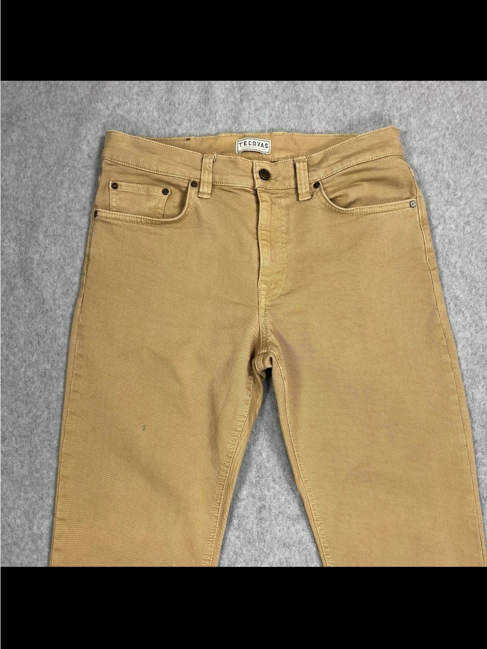 Tecovas Everyday Jeans Men 32x32 Beige Straight Standard Fit Western Denim Pants - Picture 2 of 16